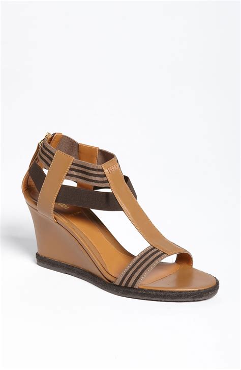 fendi carioca wedge sandal